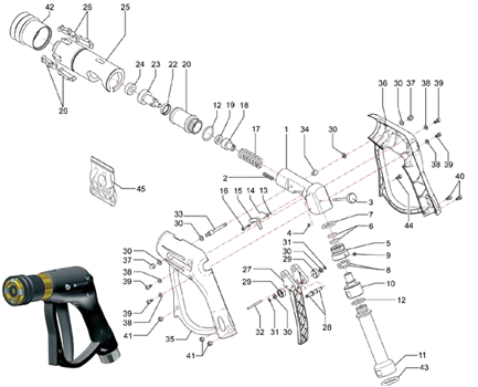 OPW OPW AUTOGAS BN300-HG Series LPG Nozzle Spare Parts